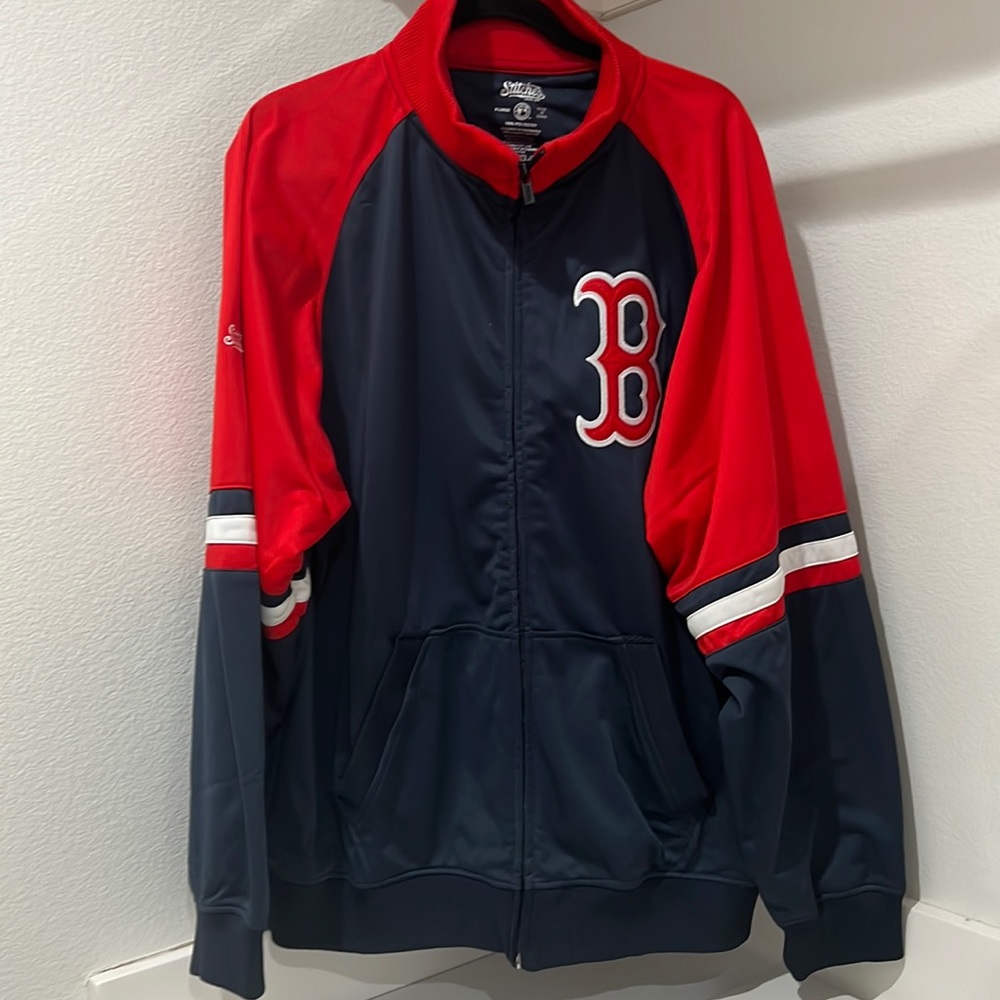 Men’s Boston RedSox track jacket,XL. Purchased at the official RedSox store.
